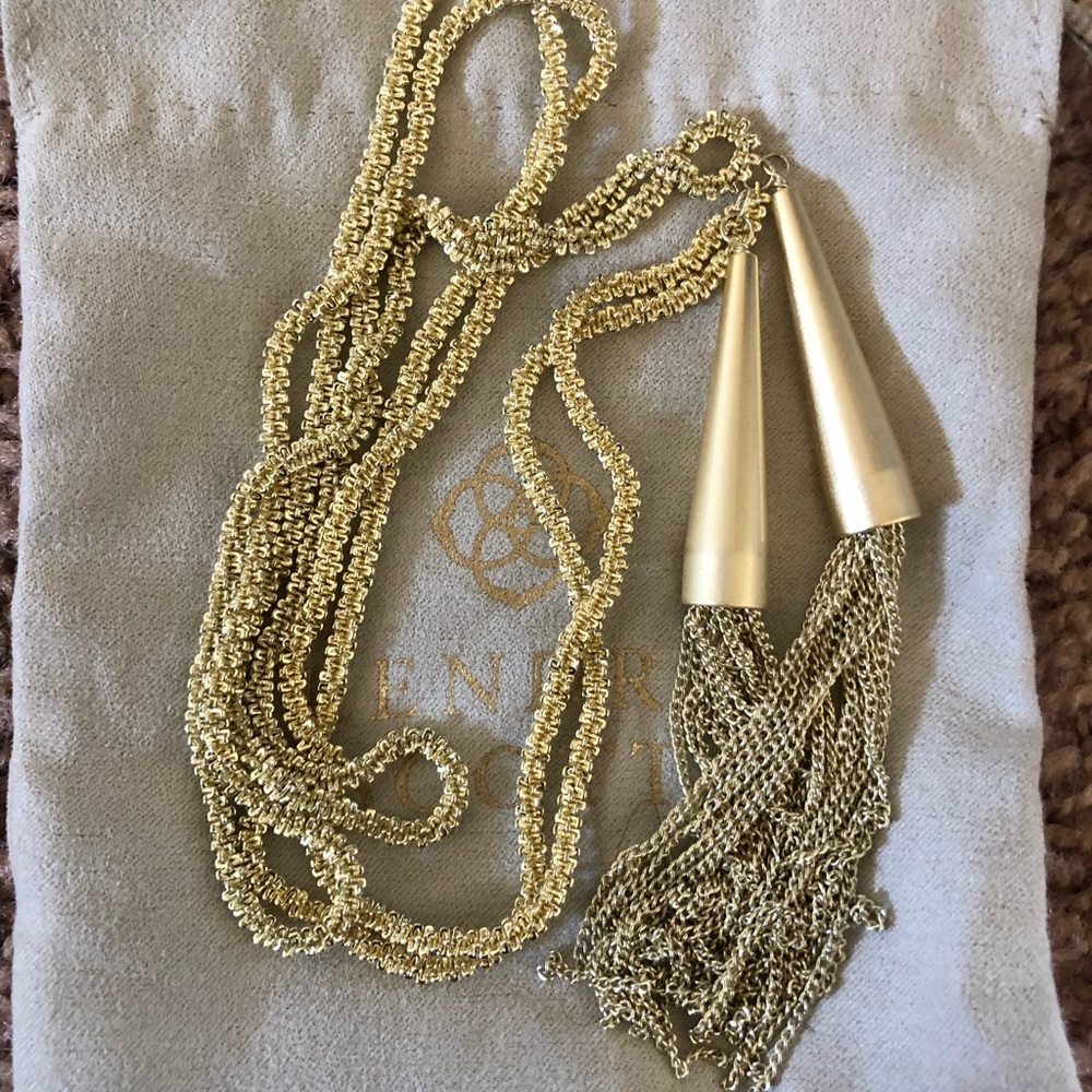 Kendra Scott “Phara” Gold NWOT